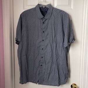 Ted Baker London short sleeved button down shirt